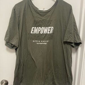 Burn boot camp unisex t shirt size 2XL